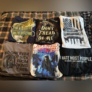 Lot of 6 Men’s T-Shirts